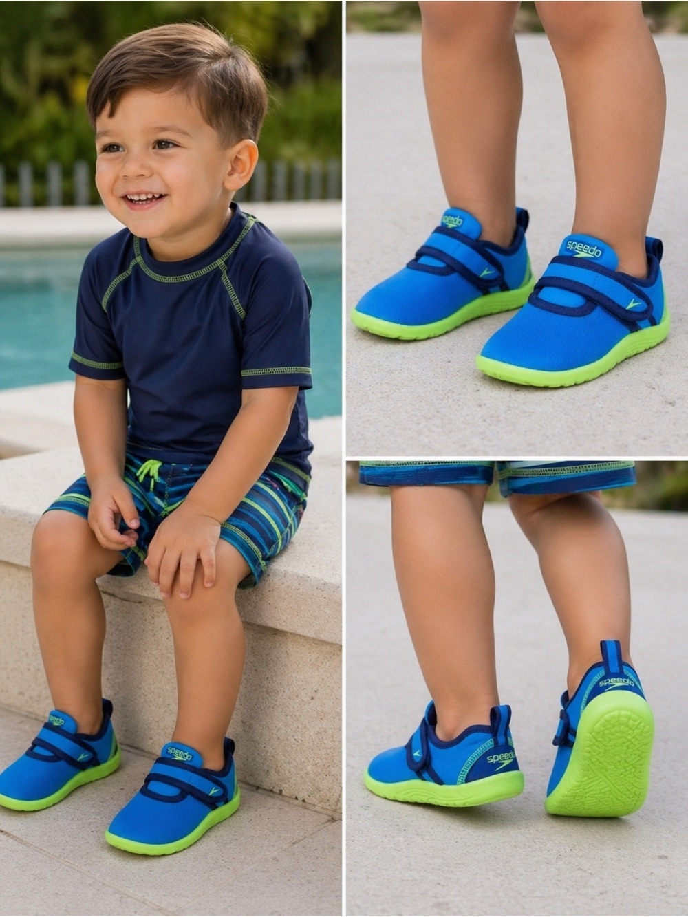Speedo Toddler Solid Shore Explorer Water Shoes Boys or Girls Toddler 9/10